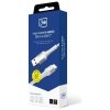 Kabel 3MK Hyper Cable N-SERIES USB-A do  USB-C 1m 9V/2A 18W biały